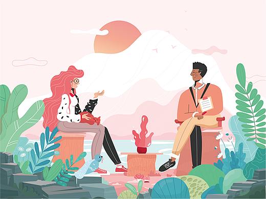 夕阳下的灵感（个人主页-ZMjg1OTc3OTY=） - 创作习作 - 站酷设计师大眼睛阳子原创素材 - 站酷ZCOOL