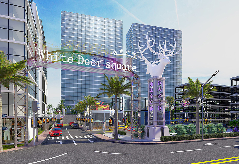 广州空间装饰 网红商业拍摄商业街装饰设计与施工（图ZMjYyMjkzNzQ4） - 商业空间设计 - 站酷设计师核美品牌策划设计原创素材 - 站酷ZCOOL