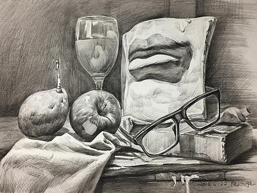 静物素描