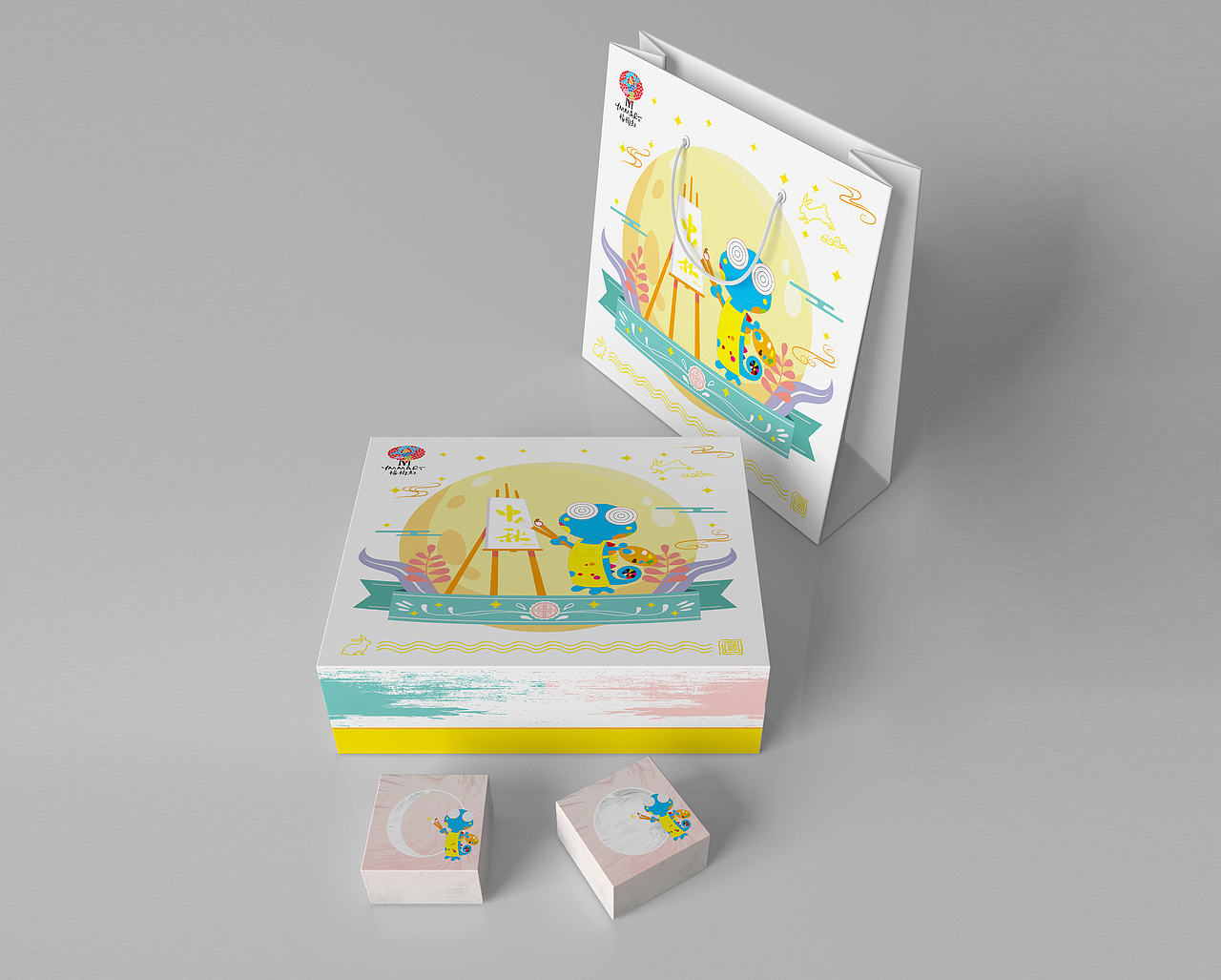 月饼礼盒设计（图ZMjE4NjM3Njgw） - 包装 - 站酷设计师The_Ask原创素材 - 站酷ZCOOL