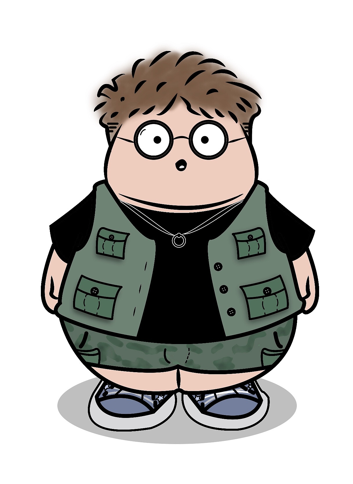 分享收藏闲来无事的鼠标战士画画人像《竜之少年.