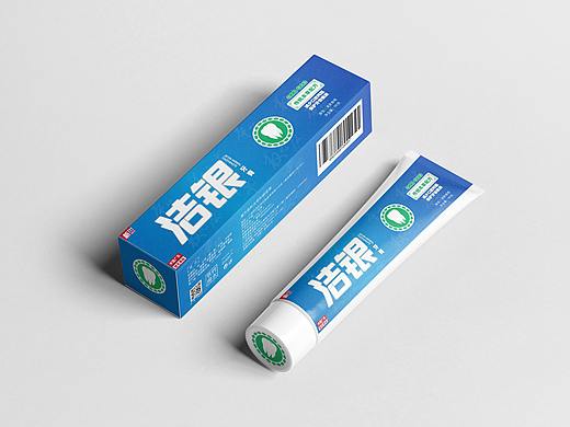 【练习包装】#3《洁银牙膏》