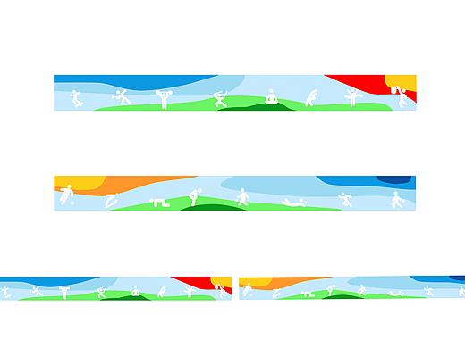 运动墙体版面设计