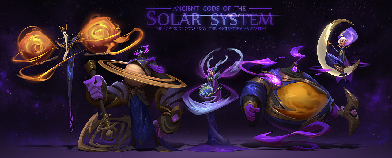 太阳系古神（图ZMjczMDU2OTk2） - 游戏原画 - 站酷设计师Mk_Lai原创素材 - 站酷ZCOOL