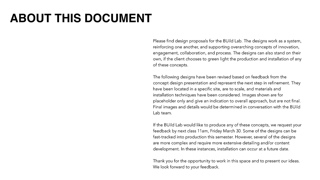 BuildLAB--lighting installation