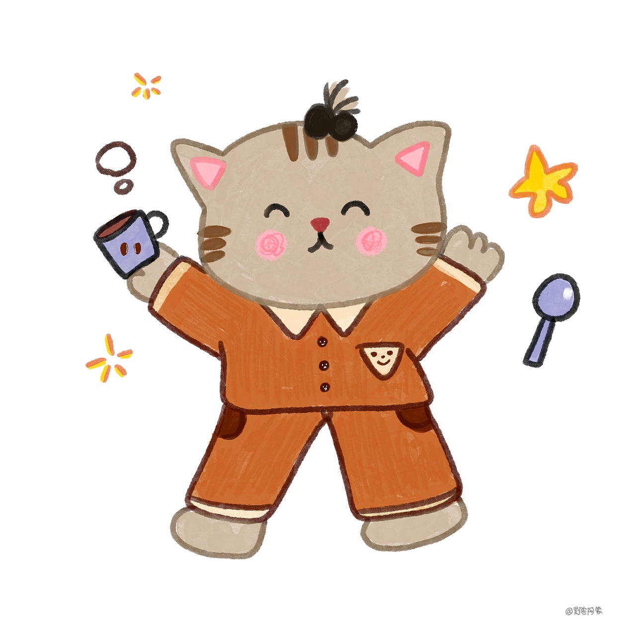 小动物睡衣头像