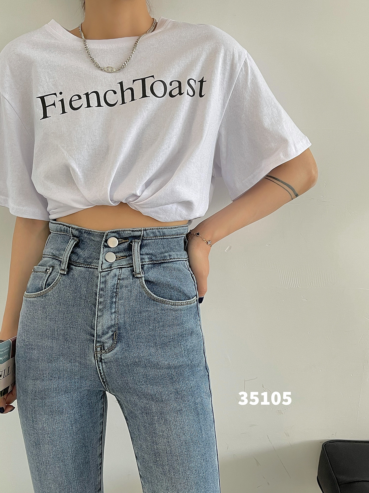 牛仔裤拍摄-韩风