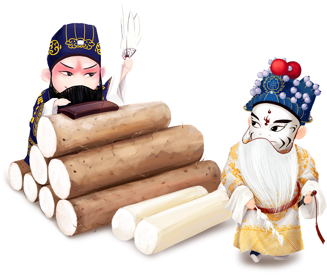京城御制 四季京韵（图ZMjEyNjM0OTcy） - 商业插画 - 站酷设计师無量山海原创素材 - 站酷ZCOOL