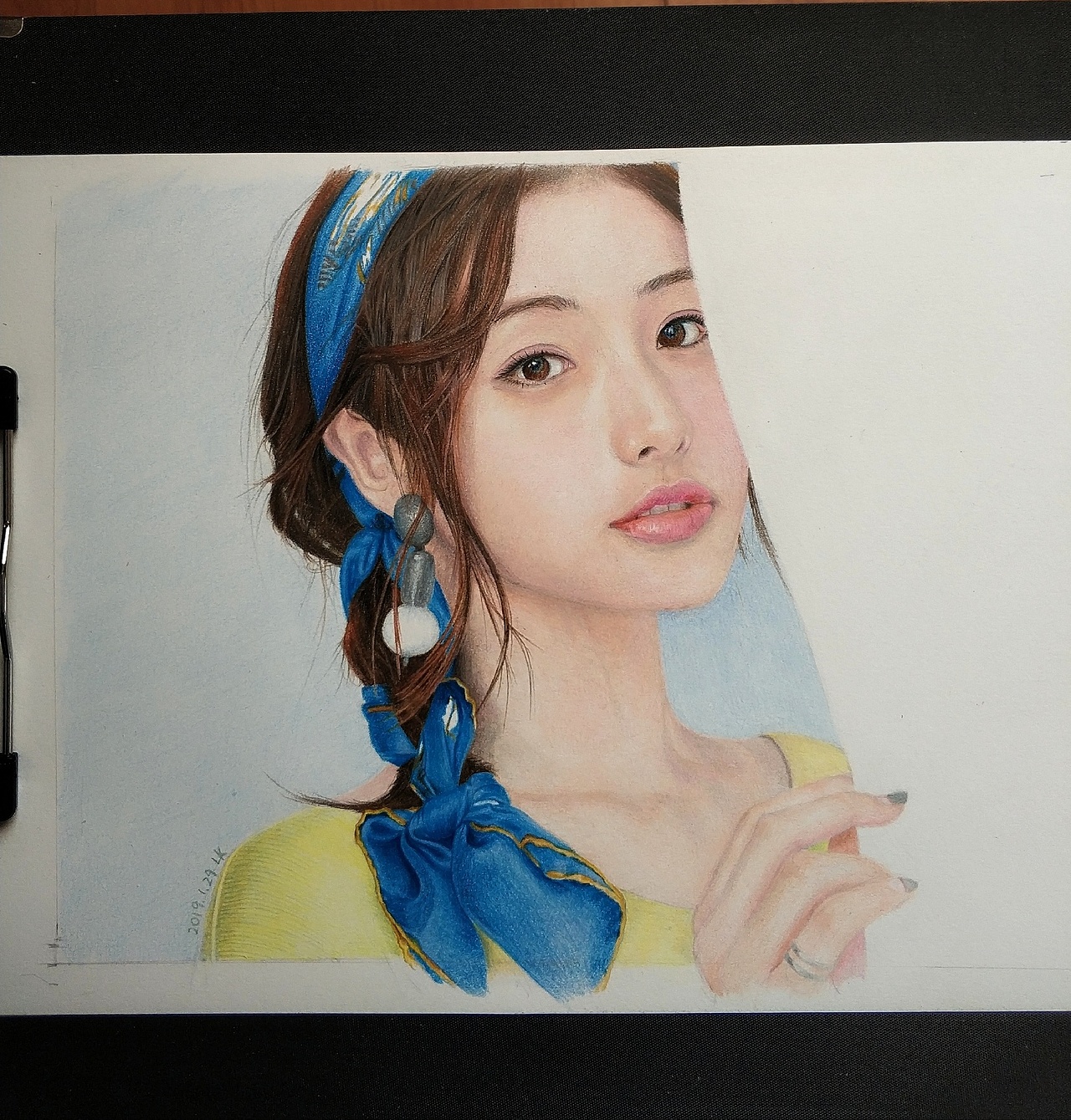 石原里美 彩铅人像