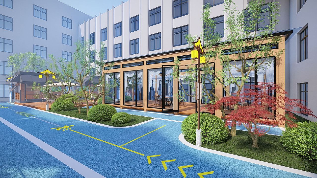 不忘初心，医往前行——医院展示园地景观改造设计！（图ZMzIzMzI3OTgw） - 景观设计 - 站酷设计师诗意景观原创素材 - 站酷ZCOOL