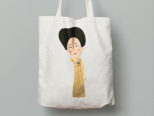 唐朝仕女陶俑形象设计及文创衍生品设计（个人主页-ZMzg2NzQ0MjQ=） - IP形象 - 站酷设计师H_JIAN原创素材 - 站酷ZCOOL