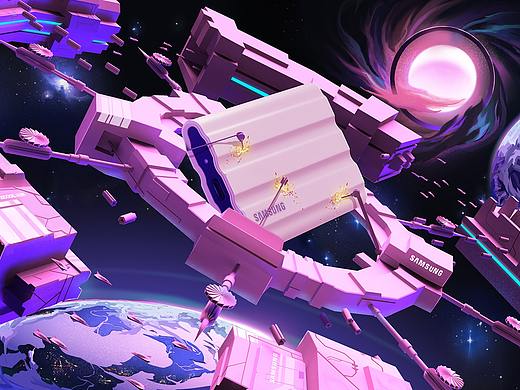 三体之礼——天外来物（个人主页-ZNjAzMzY5NDg=） - 海报 - 站酷设计师鹿见森原创素材 - 站酷ZCOOL