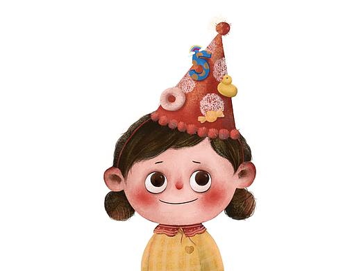 生日小女孩