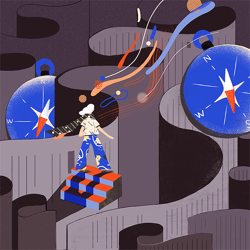 Finding your own direction（图ZMTY0MTQyMzg0） - 创作习作 - 站酷设计师浮岛鲸原创素材 - 站酷ZCOOL