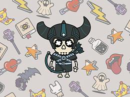 骷髅形象设计