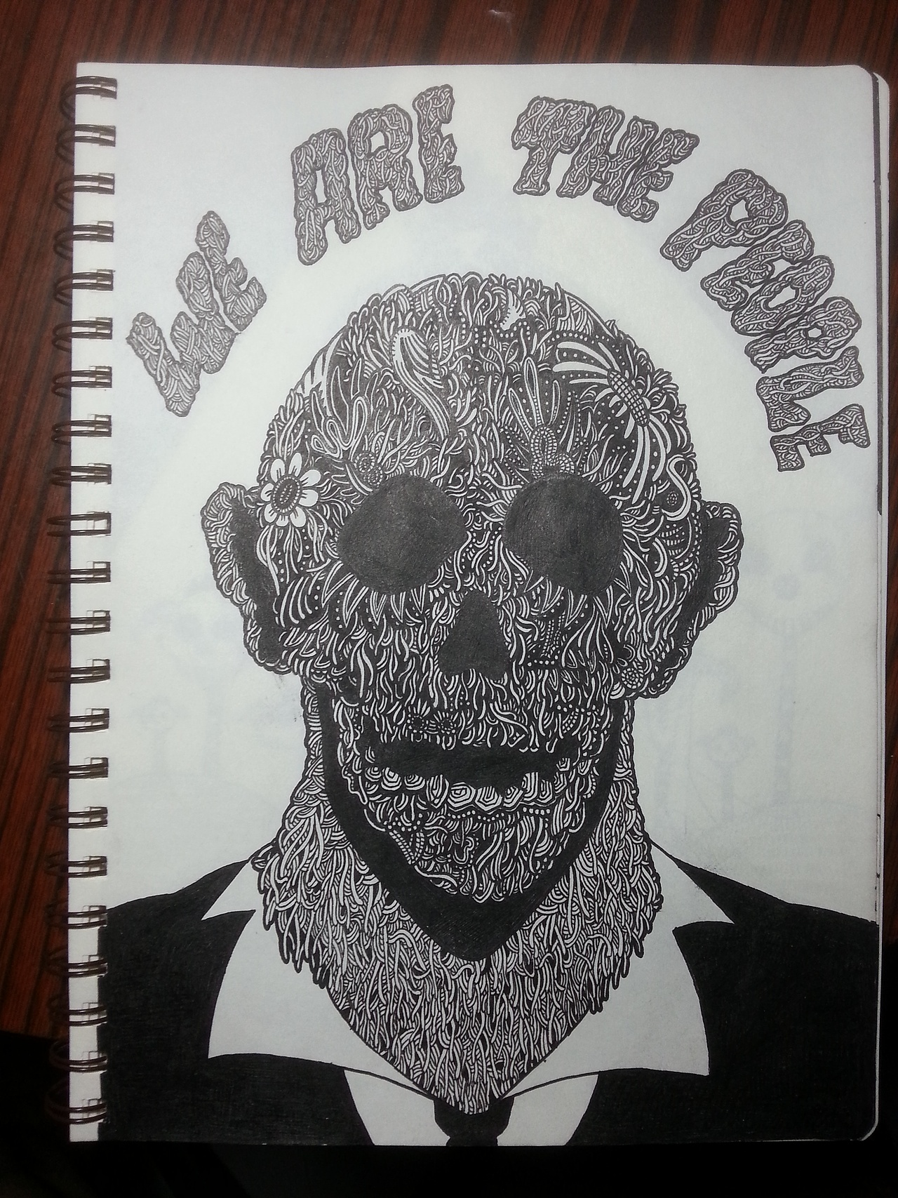 当骷髅与花纹相遇