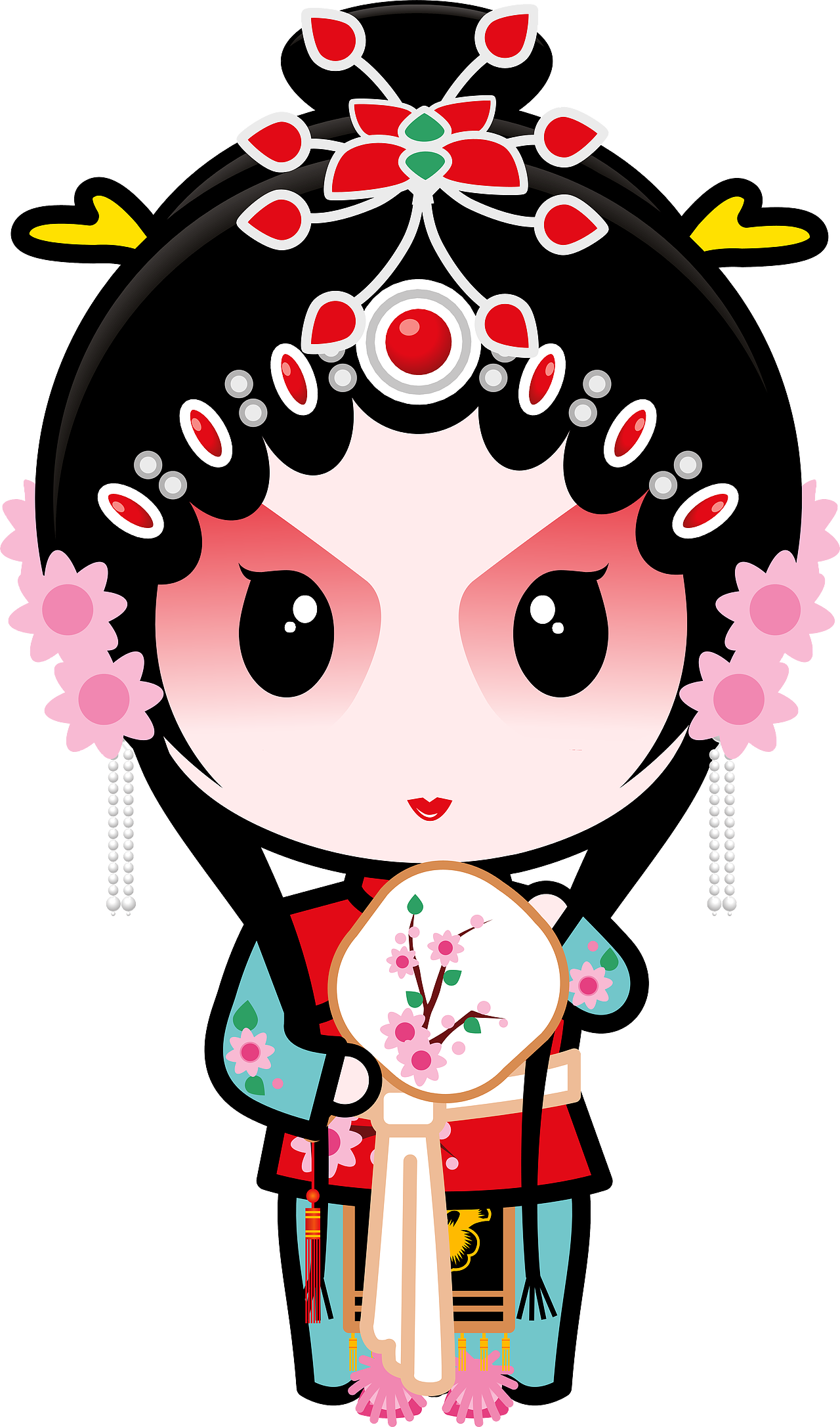 国粹京剧国粹宝贝q版京剧动漫卡通高清大图