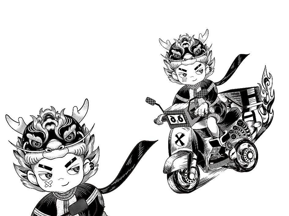 2024龍年IP設(shè)計（圖ZMzQyOTUzMzQw） - 商業(yè)插畫 - 站酷設(shè)計師卉青原創(chuàng)素材 - 站酷ZCOOL