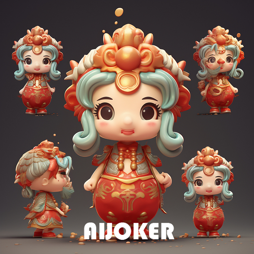 MJ AI生成 IP形象23（图ZMzQ1MTM4NDg0） - AI作品 - 站酷设计师AI疯人院原创素材 - 站酷ZCOOL