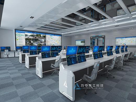 巧夺天工科技-交警指挥中心下坡过展示