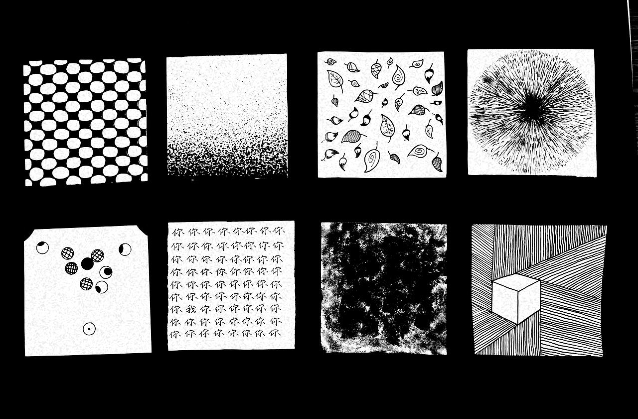 设计学类19-6班 骨骼练习 构成作业