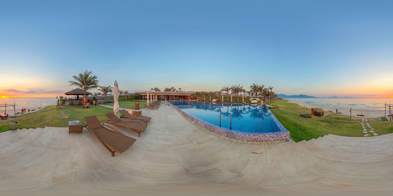 越南芽庄富神酒店全景拍摄