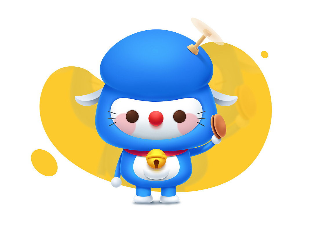 个人IP形象/吉祥物设计——1岁的乜乜来咯（图ZMTQ4OTM5ODcy） - IP形象 - 站酷设计师我不是集翔物原创素材 - 站酷ZCOOL