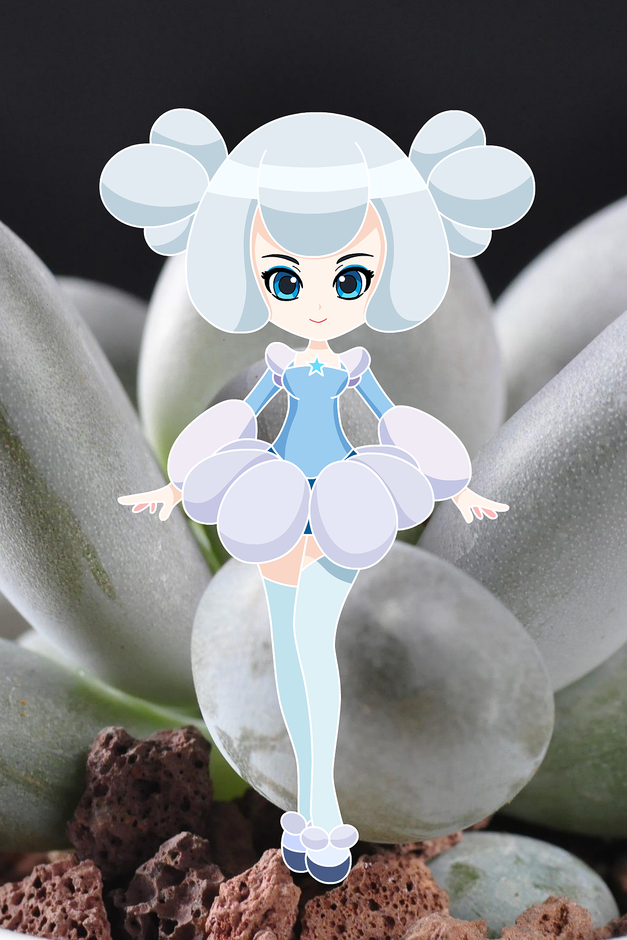 多肉植物拟人形象设计