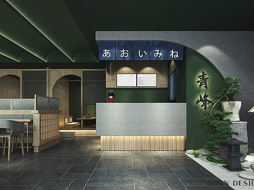 大连青峰抹茶日式甜品店设计案例分析 