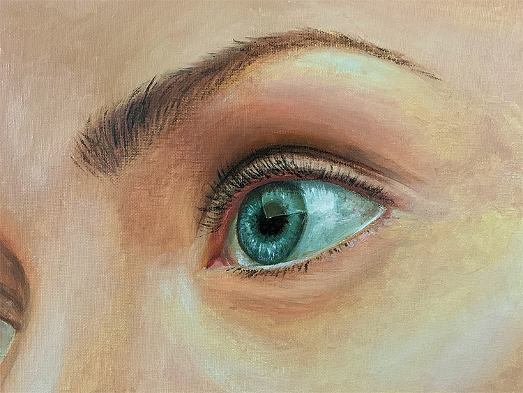 油画-眼睛练习 - 原创作品 - 站酷(zcool)