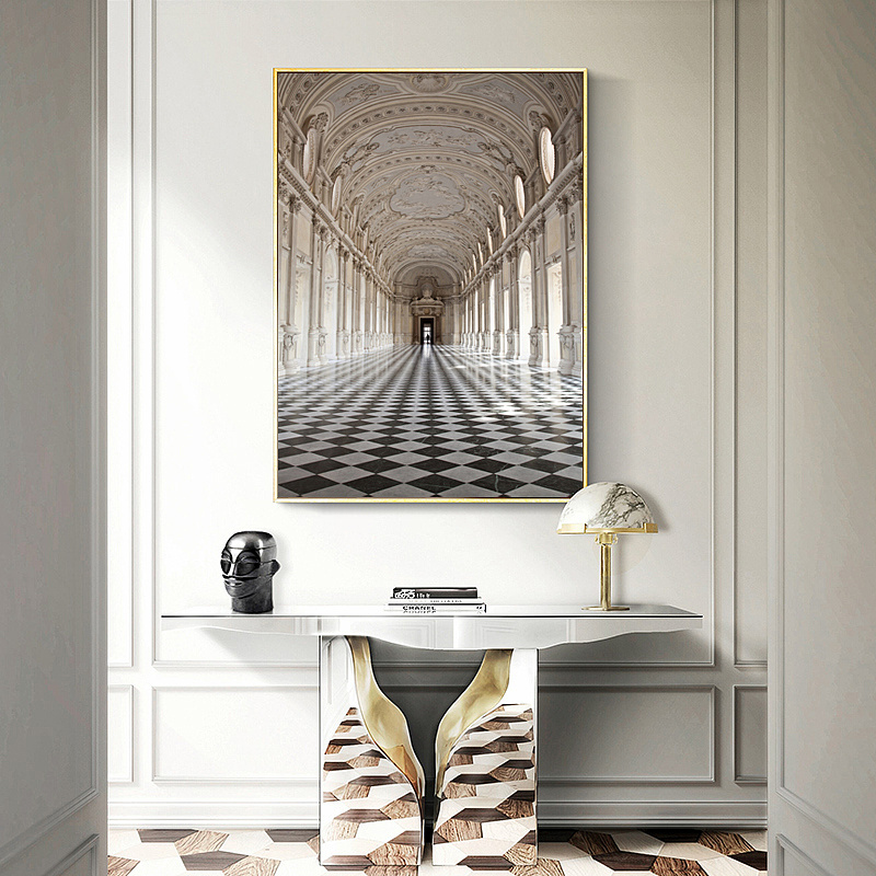 家居玄关画,建筑构建背景,端景墙装饰画