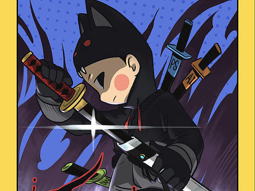 电商招聘海报插画