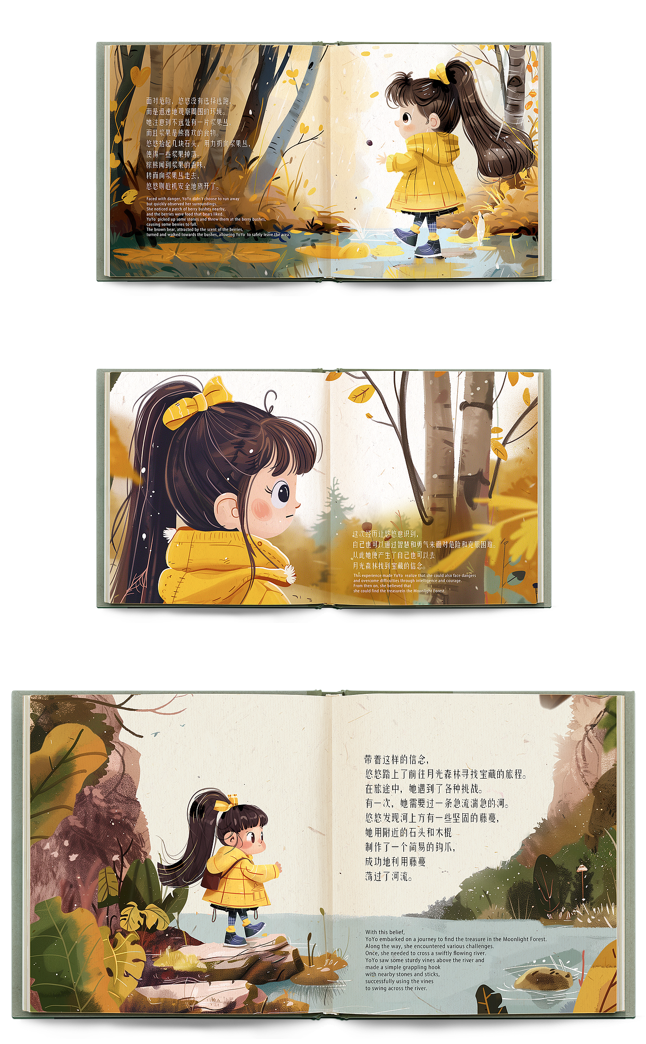 原创绘本视频《月光森林的秘密》（图ZMzY0OTg0MDgw） - 儿童插画 - 站酷设计师薛菲XFAIR原创素材 - 站酷ZCOOL