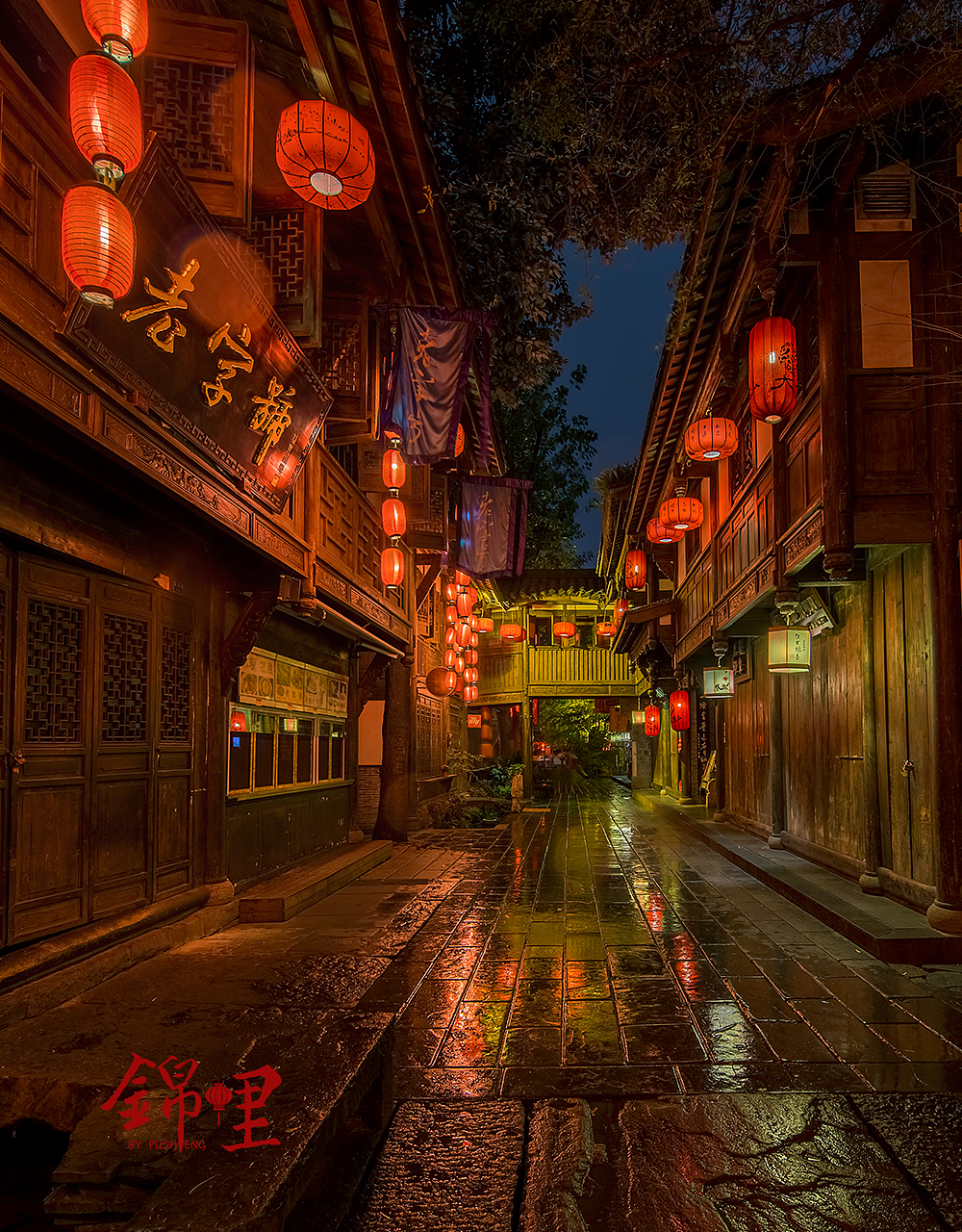 晓看红湿处花重锦官城