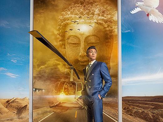 修图合成全程演示