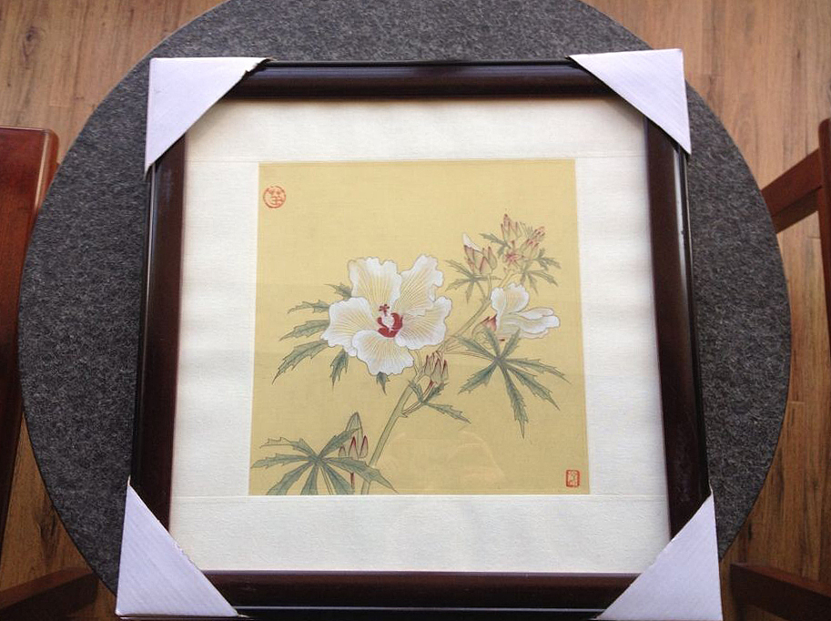 宋代工笔花鸟画(装裱)
