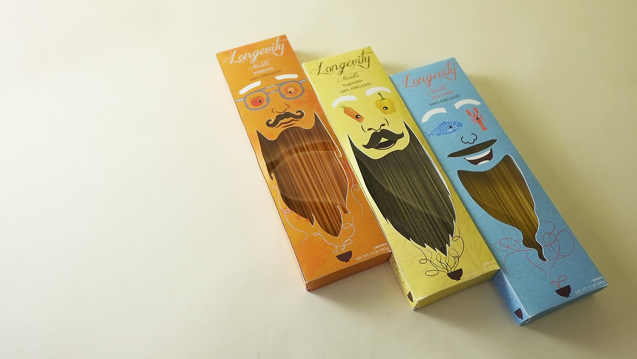 Longevity Noodle 面条包装设计（图ZMTgwMzk0Mjgw） - 包装 - 站酷设计师RockyGuo原创素材 - 站酷ZCOOL