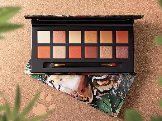 丛林十二色眼影盘-场景图拍摄