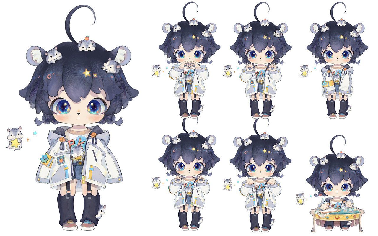 live2d模型展示（圖ZMjg5NzcwOTE2） - 其他動漫 - 站酷設(shè)計師奧茲amosi原創(chuàng)素材 - 站酷ZCOOL