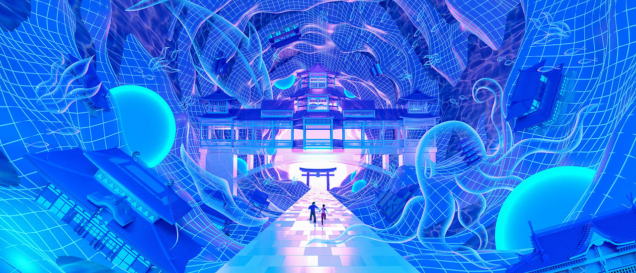 梦幻海底之旅(图ZMjg1NDIxMDMy) - 海报 - 站酷设计师核源大牛原创素材 - 站酷ZCOOL