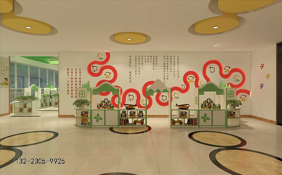 郑州幼儿园设计效果图-幼儿园装修效果图