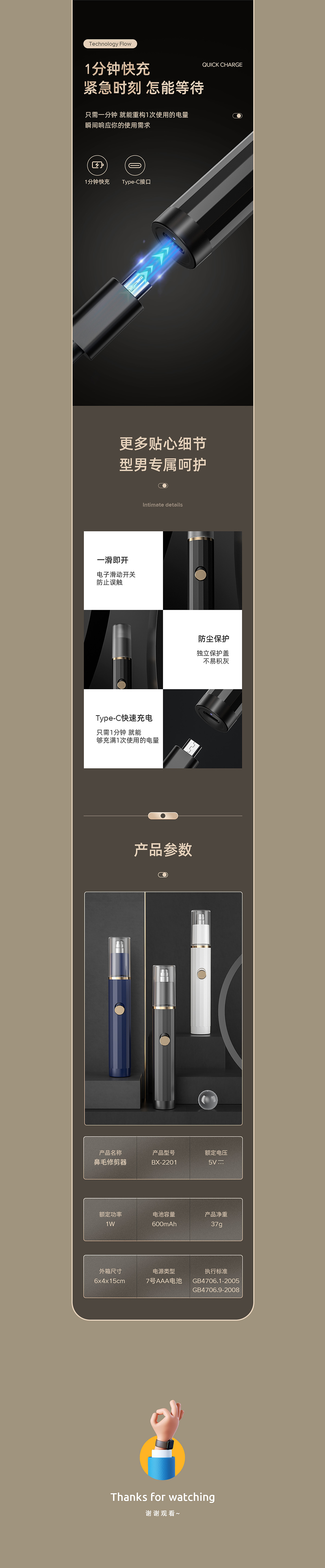 鼻毛修剪器详情x2（图ZMjU3NjQxNDIw） - 电商 - 站酷设计师Peng蹦蹦原创素材 - 站酷ZCOOL