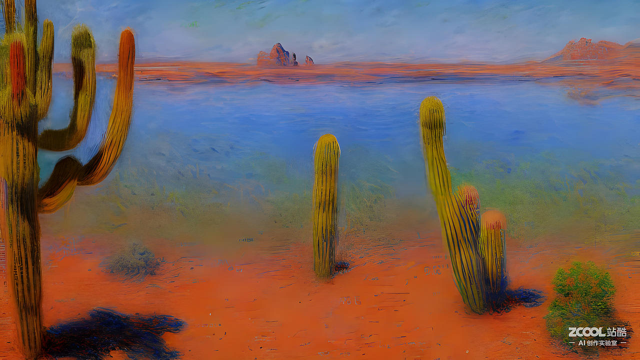 #AI创作实验室#沙漠（图ZMzI0NjU5MTEy） - AI作品 - 站酷设计师风悠子原创素材 - 站酷ZCOOL