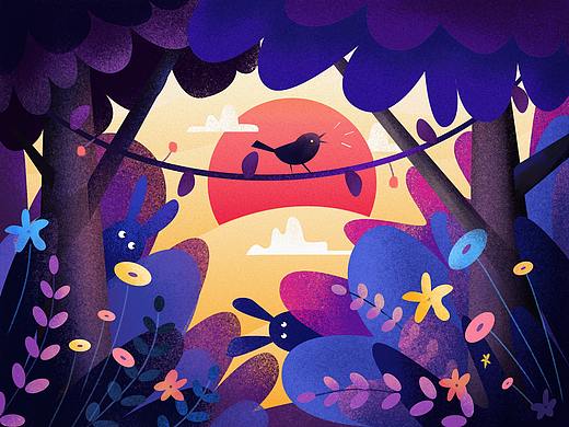 插畫-臨摹練習(xí)（個(gè)人主頁(yè)-ZMjkxNzc4NjA=） - 兒童插畫 - 站酷設(shè)計(jì)師鈺米原創(chuàng)素材 - 站酷ZCOOL