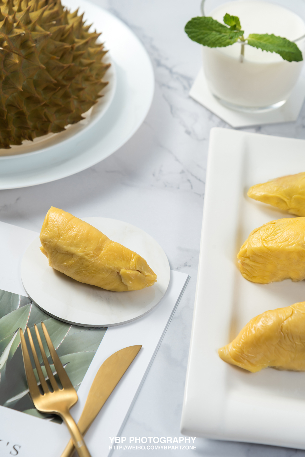 美食摄影 | 猫山王榴莲果肉 x hoking