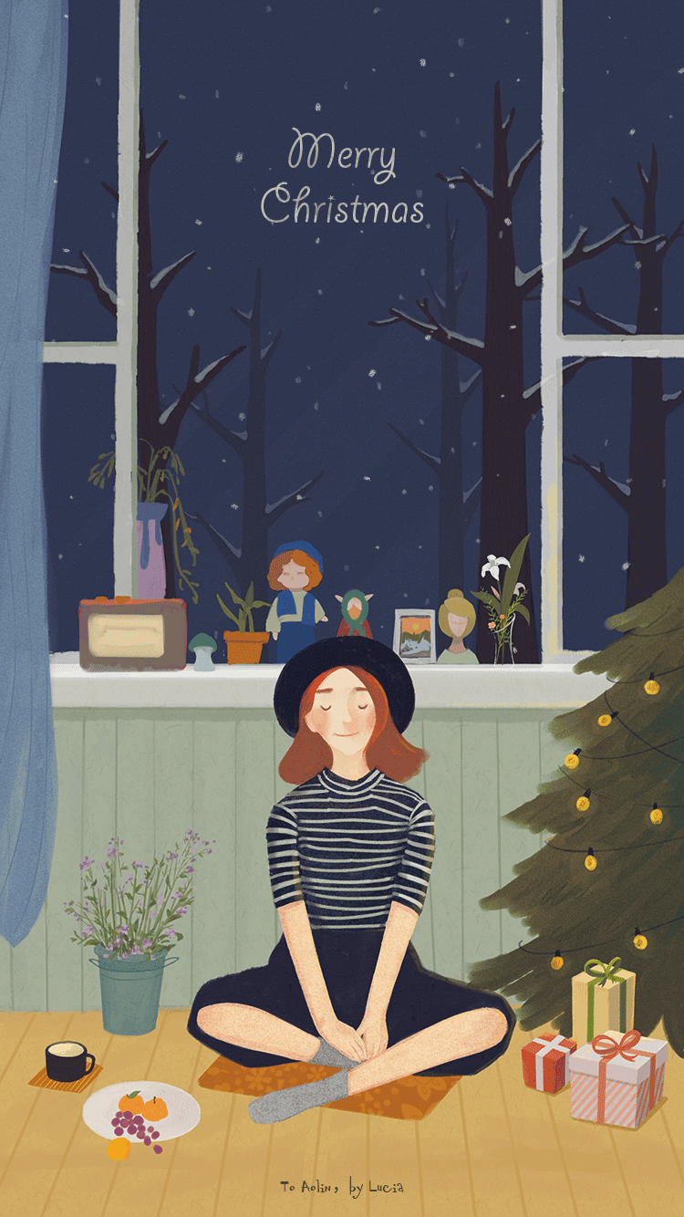 Merry X'mas To Aolin（图ZNDA4NDc5NDQ=） - 创作习作 - 站酷设计师Luciading原创素材 - 站酷ZCOOL
