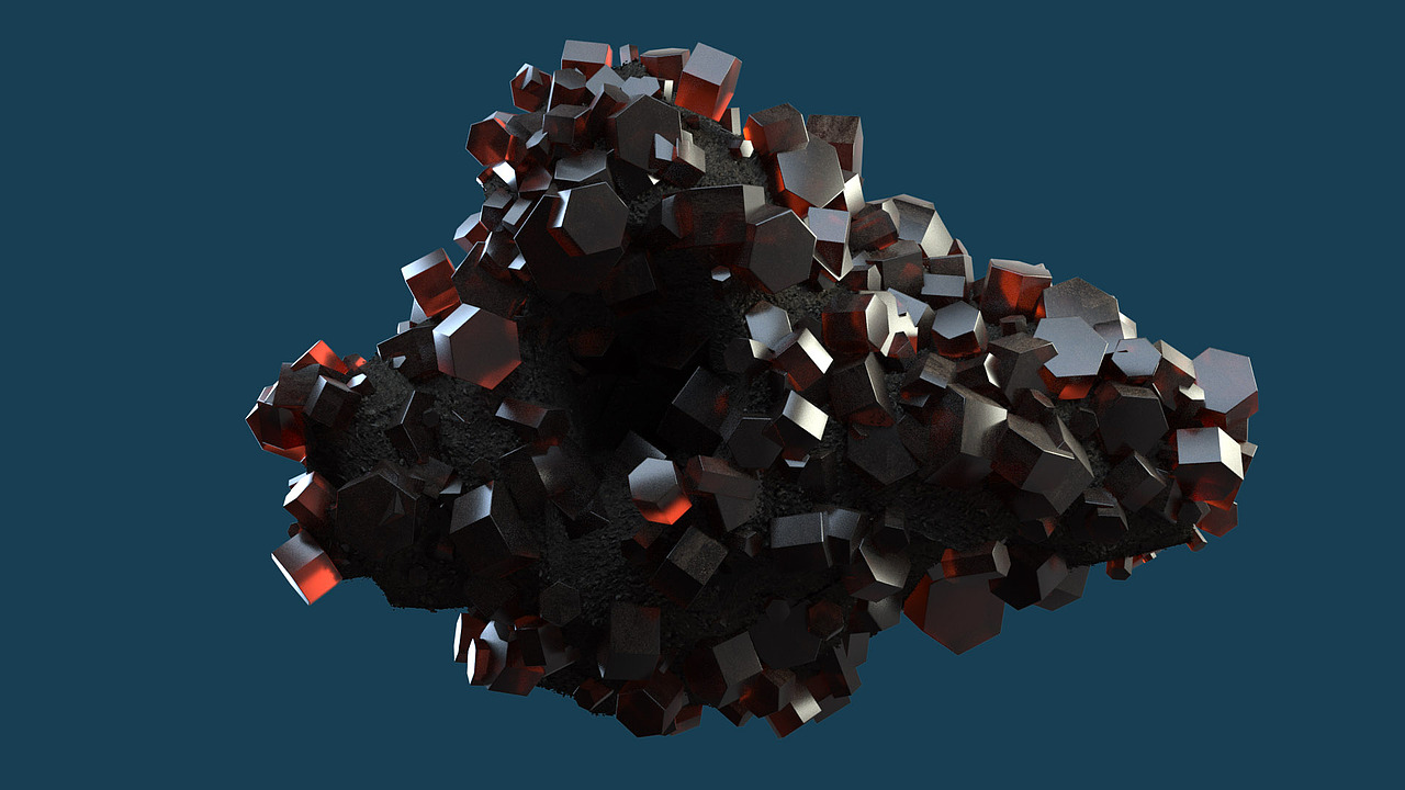 矿石 C4D（图ZMTIyMTMyMjQw） - 场景 - 站酷设计师SOUL_K原创素材 - 站酷ZCOOL