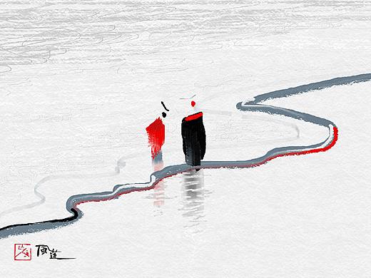 《中国意境水墨》2022 温刚毅(墨轩）系列作品3月作品