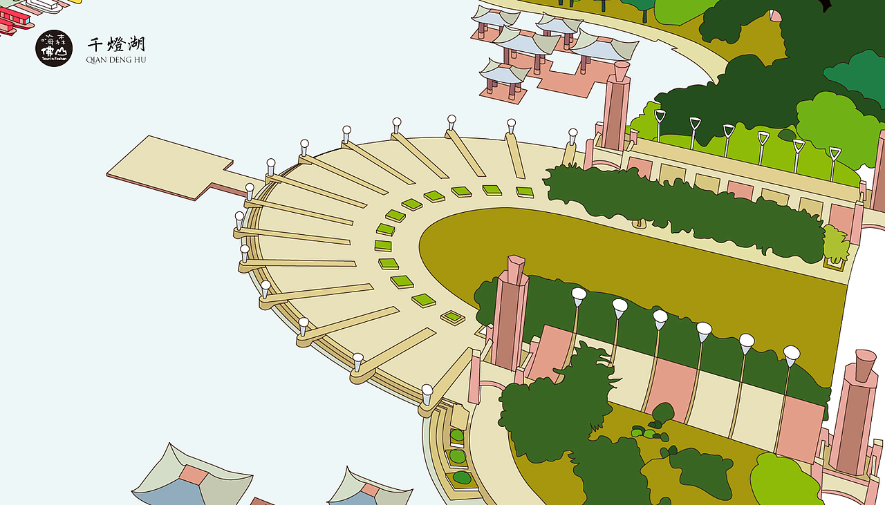 佛山南海桂城千灯湖全景待续