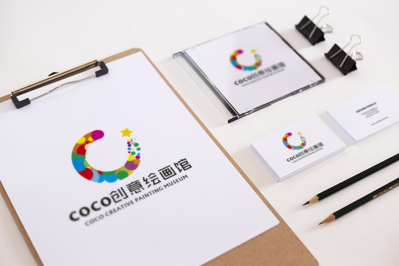 coco创意绘画馆 LOGO设计